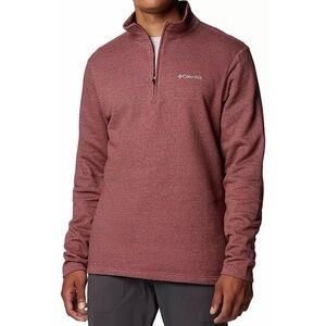 Columbia Mens Great Hart Mountain Ill Half Zip Pullover Spice Heather Red Size M